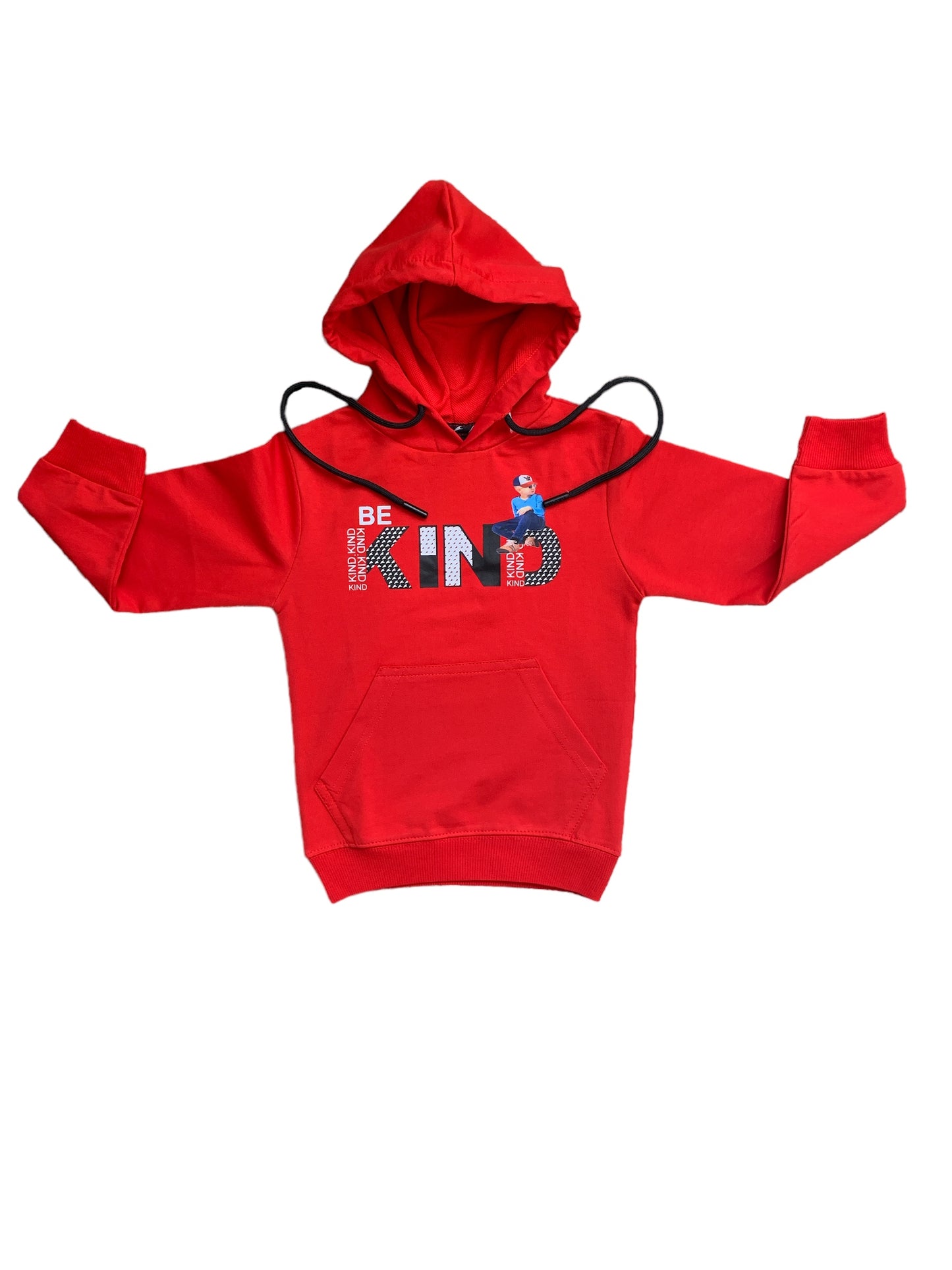 Baba Be Kind Hoodie for 2 - 5 year old.