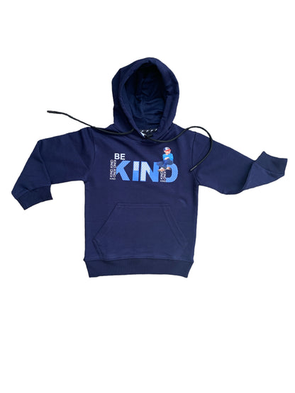 Baba Be Kind Hoodie for 2 - 5 year old.